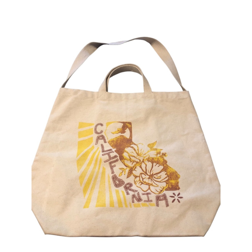 Free People California Canvas Large Tote Bag - Picture 2 of 7